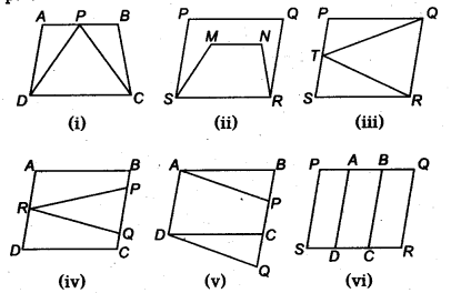 NCERT Solutions for Class 9 Maths Chapter 10 Areas of Parallelograms and Triangles 10.1 1